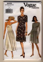 9408 VOG EZ SS-LS/ STRAP OR NOT TUCK DRESS LENGTHS PATTERN 8,12